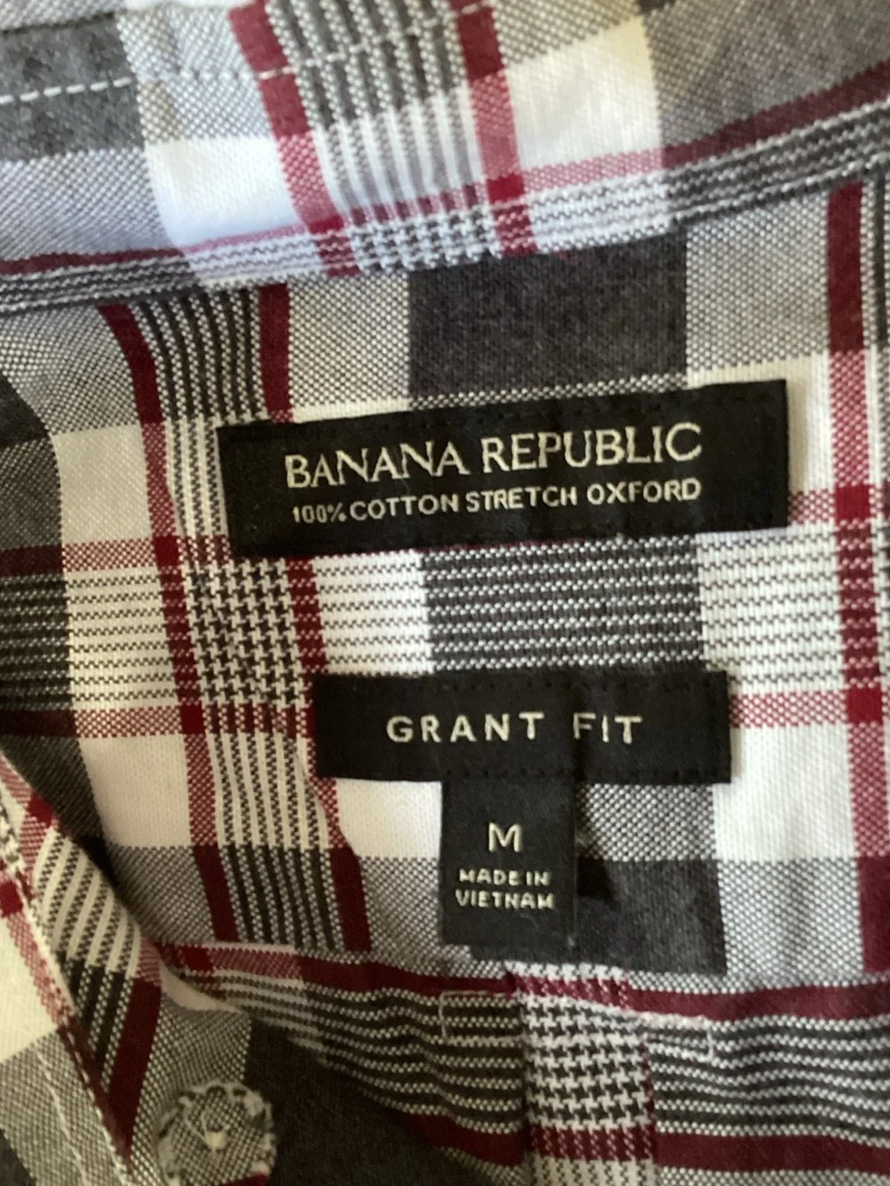 Banana Republic tailored button